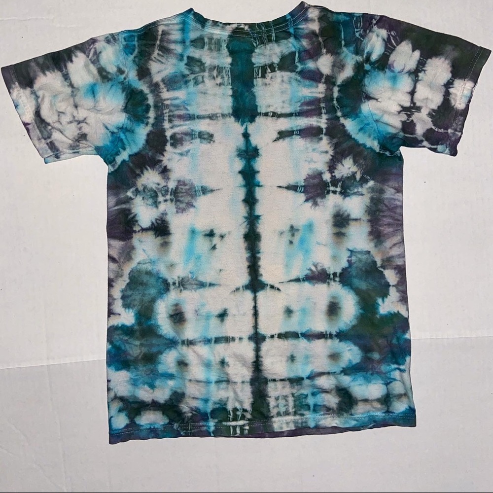 Kurt Cobain Custom Tie Dyed Upcycled T-Shirt Small - Picture 2 of 5